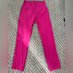 Lululemon Align Leggings “Sonic Pink” Size 6!
